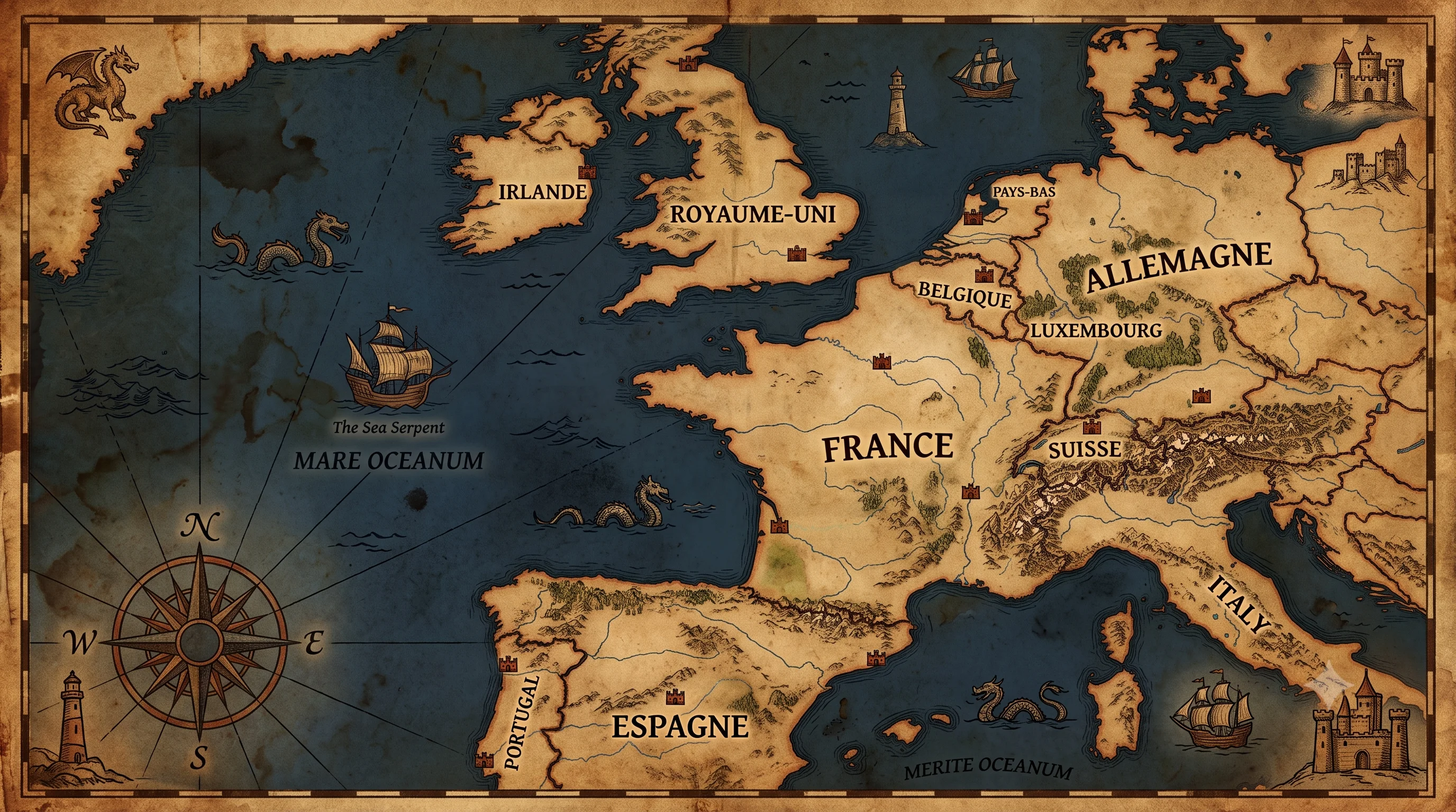 Carte des quêtes